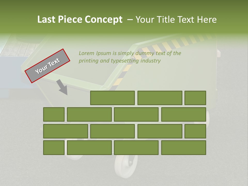 Bin Mobile Rubbish PowerPoint Template
