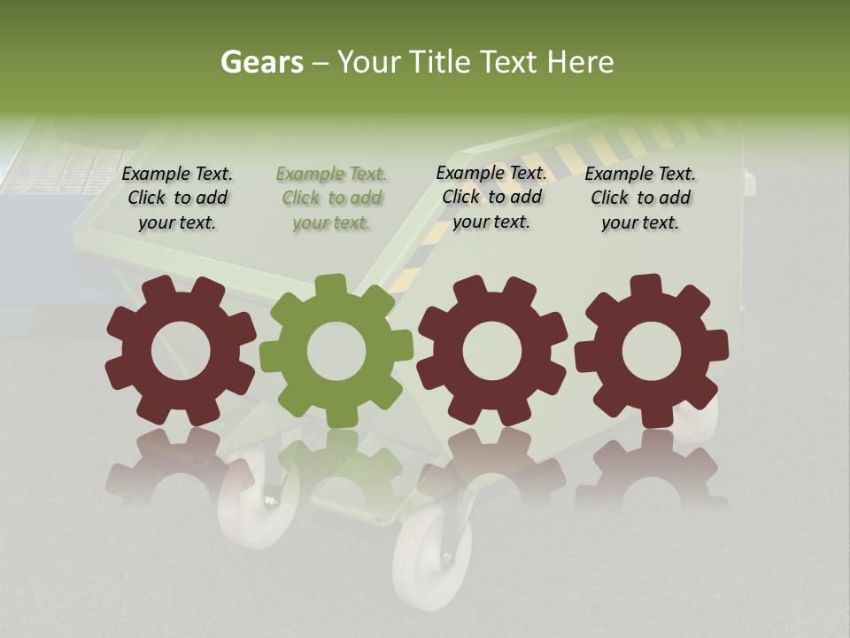 Bin Mobile Rubbish PowerPoint Template