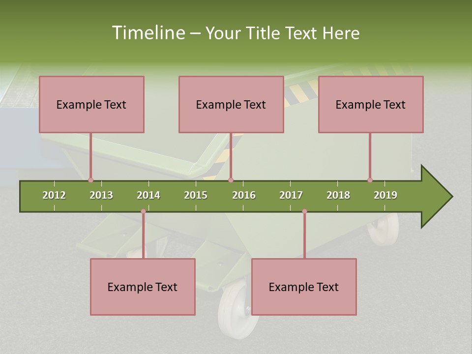 Bin Mobile Rubbish PowerPoint Template