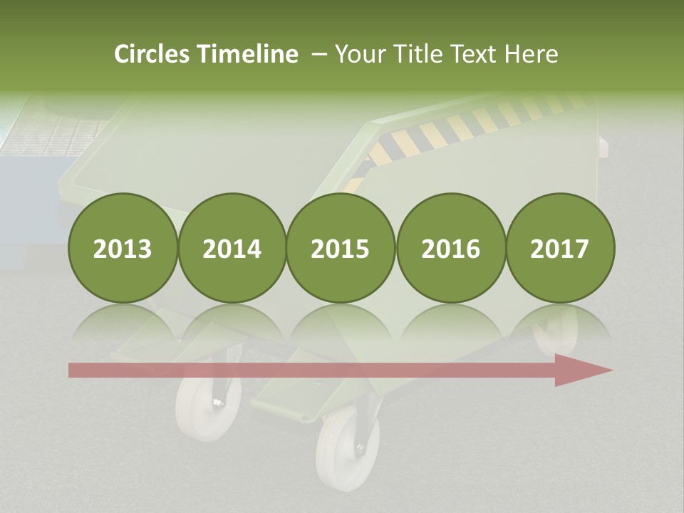 Bin Mobile Rubbish PowerPoint Template