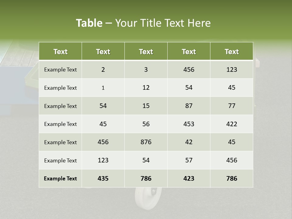 Bin Mobile Rubbish PowerPoint Template