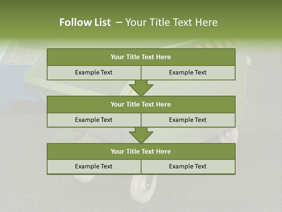 Bin Mobile Rubbish PowerPoint Template