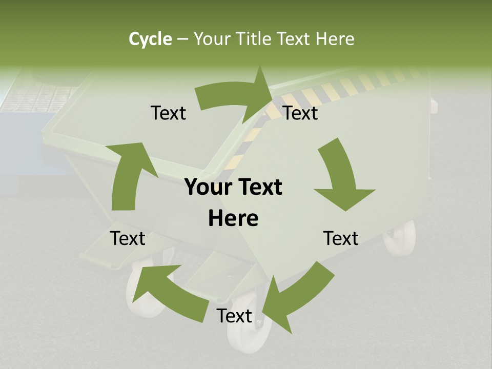 Bin Mobile Rubbish PowerPoint Template