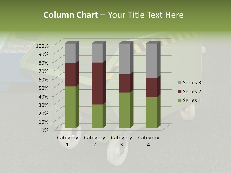 Bin Mobile Rubbish PowerPoint Template
