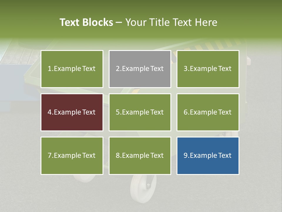 Bin Mobile Rubbish PowerPoint Template