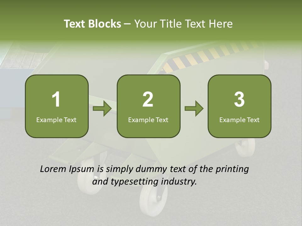 Bin Mobile Rubbish PowerPoint Template