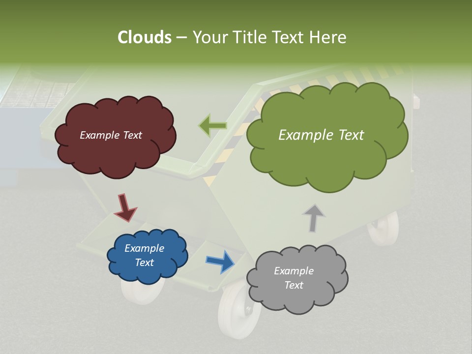 Bin Mobile Rubbish PowerPoint Template