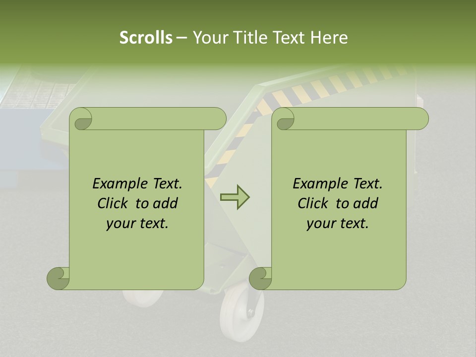 Bin Mobile Rubbish PowerPoint Template