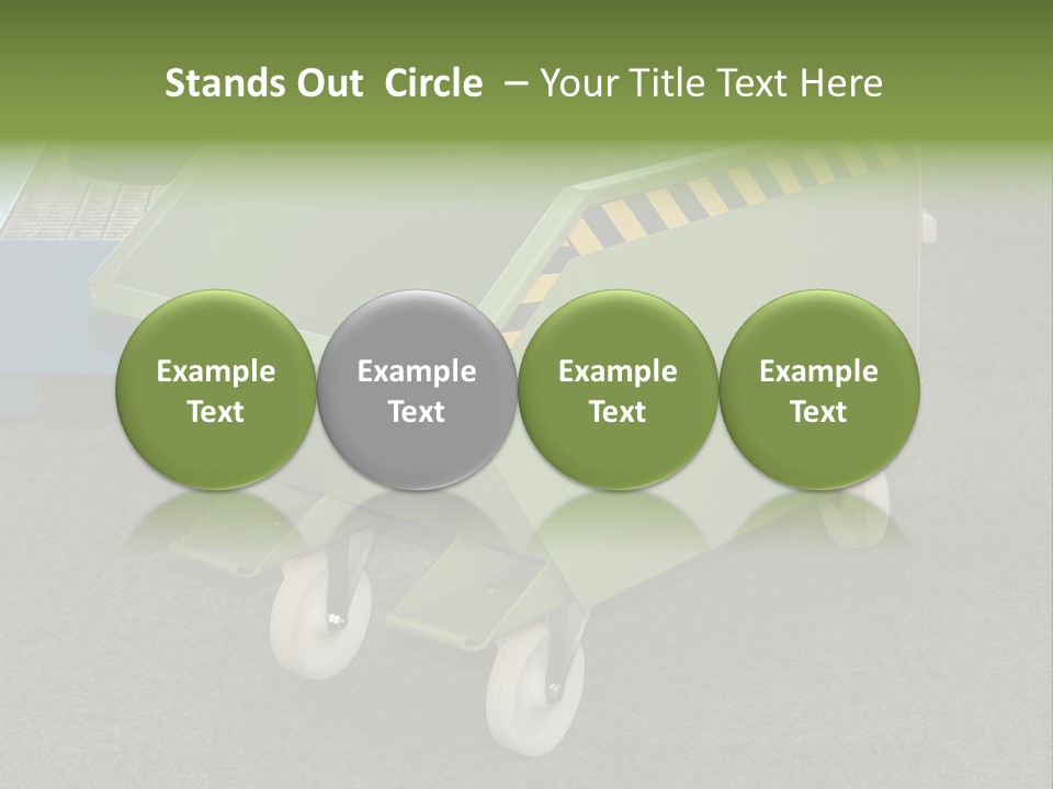 Bin Mobile Rubbish PowerPoint Template