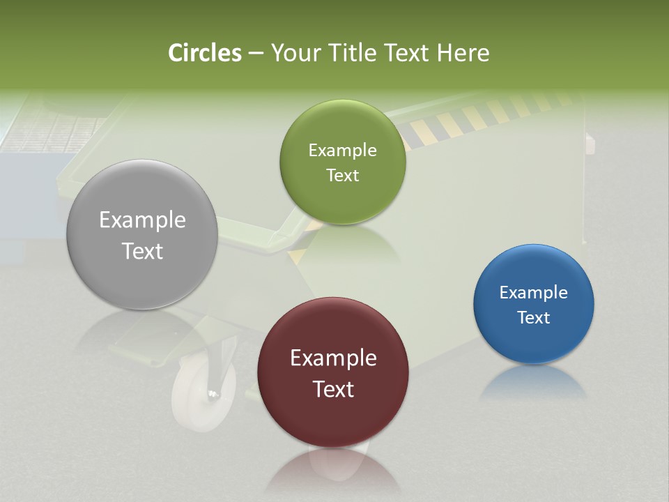 Bin Mobile Rubbish PowerPoint Template