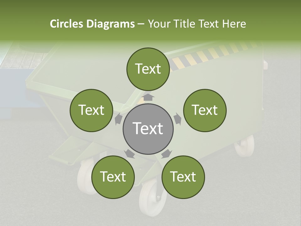 Bin Mobile Rubbish PowerPoint Template