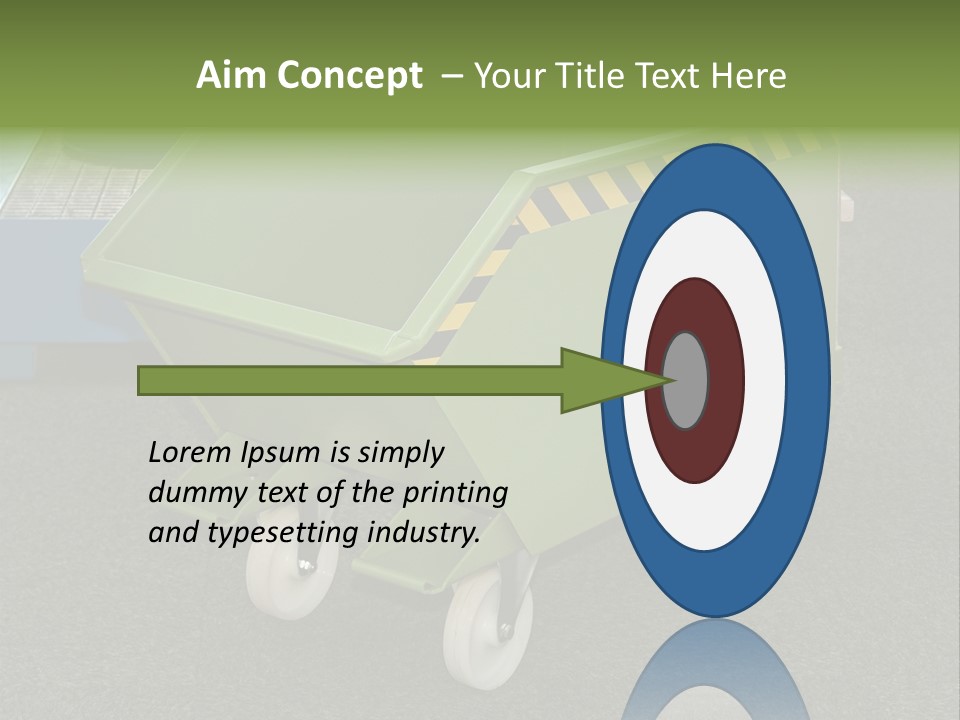 Bin Mobile Rubbish PowerPoint Template