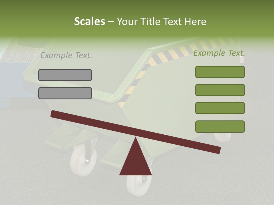 Bin Mobile Rubbish PowerPoint Template