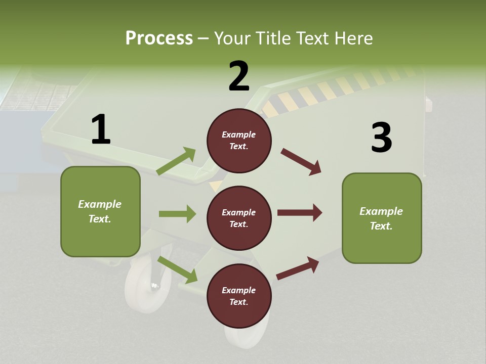 Bin Mobile Rubbish PowerPoint Template