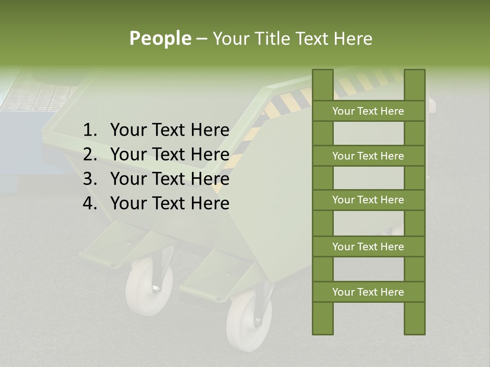 Bin Mobile Rubbish PowerPoint Template