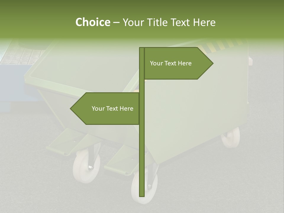 Bin Mobile Rubbish PowerPoint Template