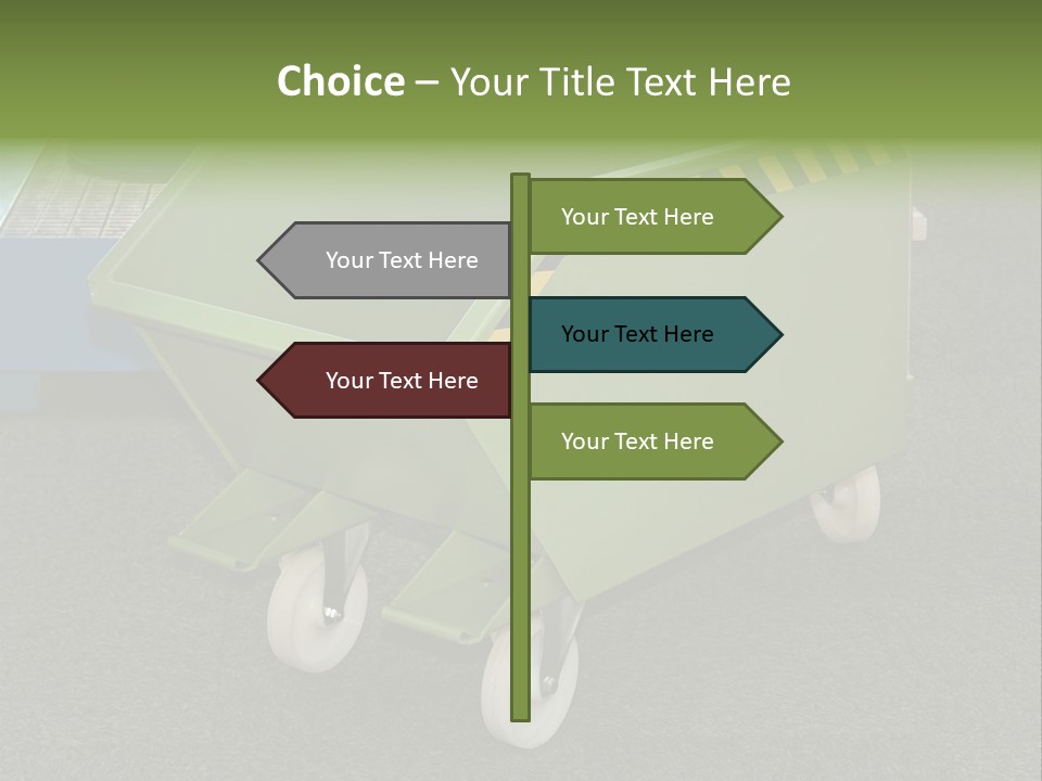 Bin Mobile Rubbish PowerPoint Template