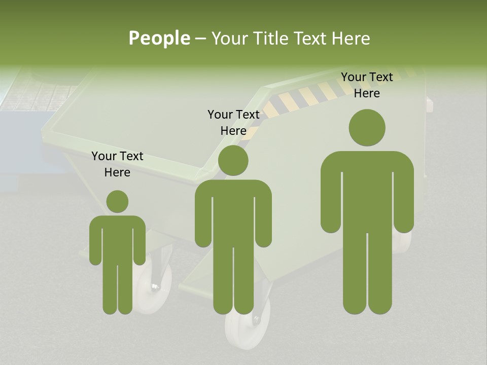 Bin Mobile Rubbish PowerPoint Template