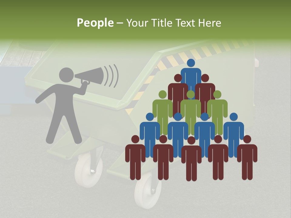 Bin Mobile Rubbish PowerPoint Template