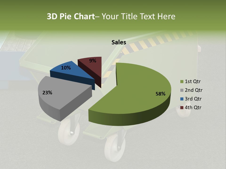 Bin Mobile Rubbish PowerPoint Template