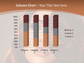 Shiny Brown Model PowerPoint Template