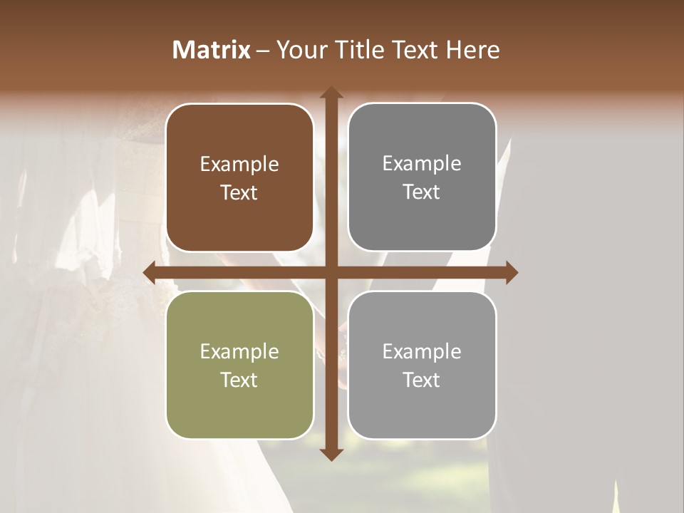 Body Care Short Hair Brown Eyes PowerPoint Template