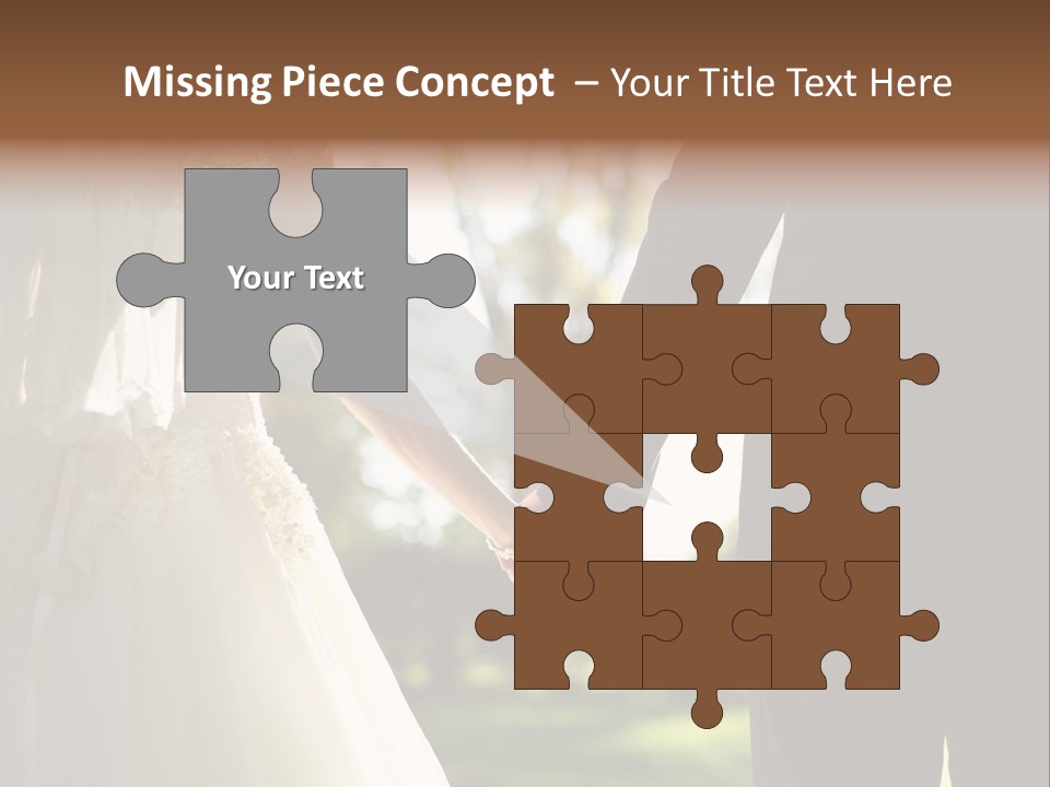 Body Care Short Hair Brown Eyes PowerPoint Template