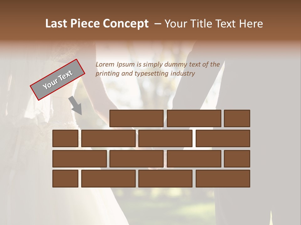 Body Care Short Hair Brown Eyes PowerPoint Template