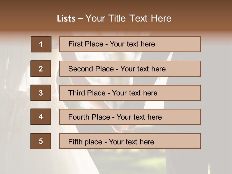 Body Care Short Hair Brown Eyes PowerPoint Template