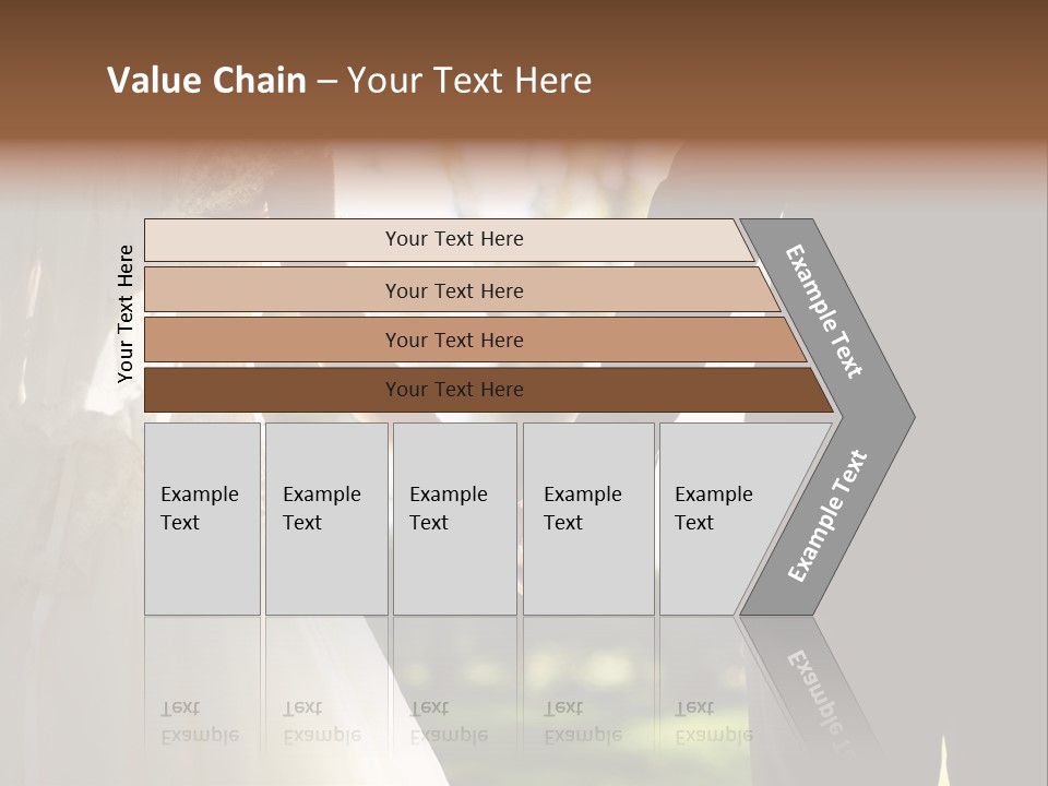 Body Care Short Hair Brown Eyes PowerPoint Template