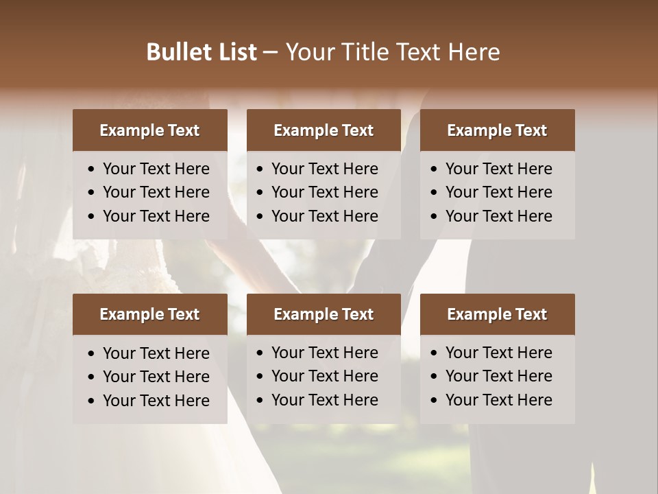 Body Care Short Hair Brown Eyes PowerPoint Template