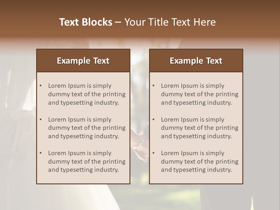 Body Care Short Hair Brown Eyes PowerPoint Template