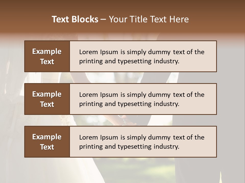 Body Care Short Hair Brown Eyes PowerPoint Template