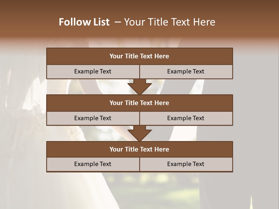 Body Care Short Hair Brown Eyes PowerPoint Template