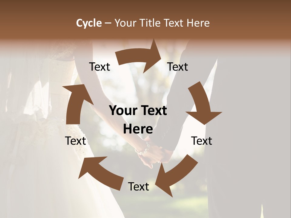 Body Care Short Hair Brown Eyes PowerPoint Template