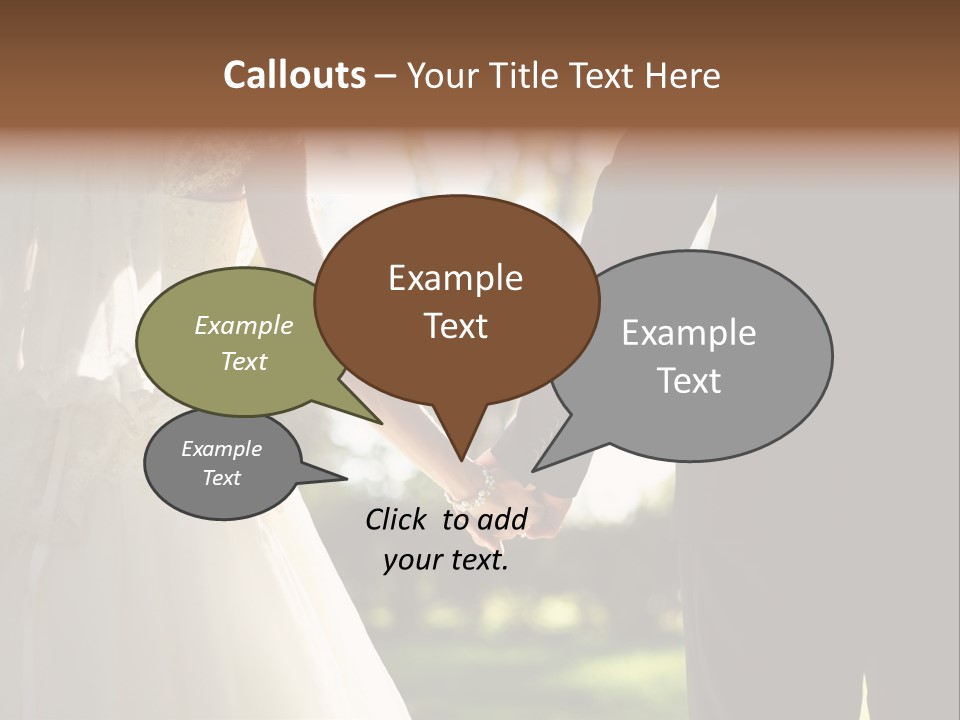 Body Care Short Hair Brown Eyes PowerPoint Template