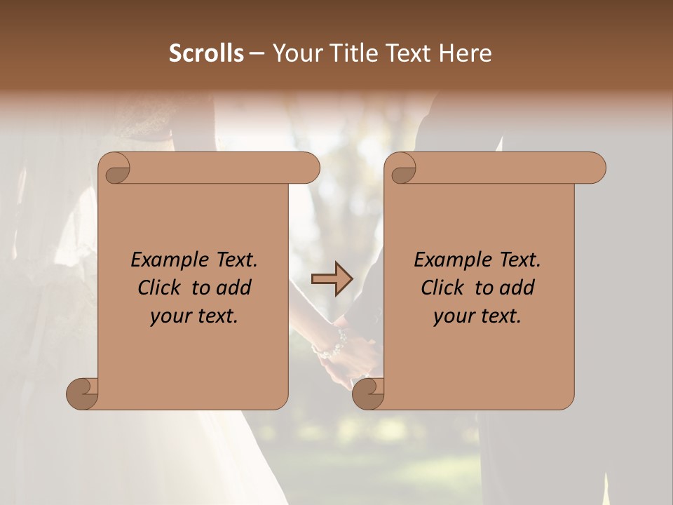 Body Care Short Hair Brown Eyes PowerPoint Template