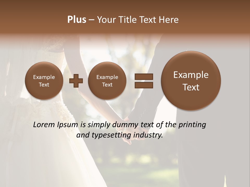 Body Care Short Hair Brown Eyes PowerPoint Template