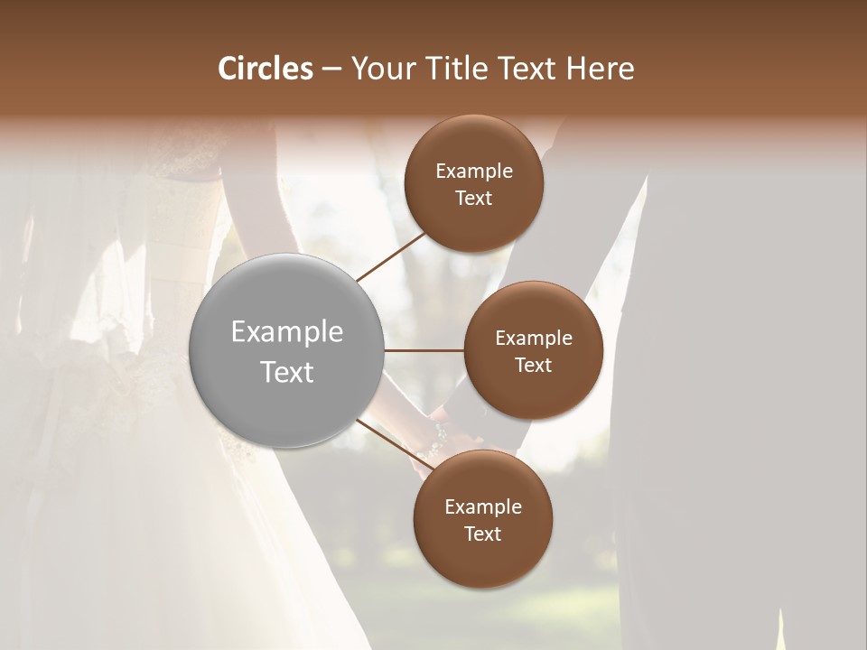 Body Care Short Hair Brown Eyes PowerPoint Template