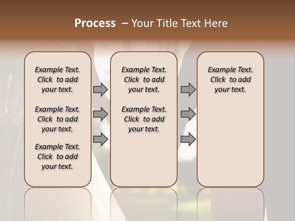 Body Care Short Hair Brown Eyes PowerPoint Template