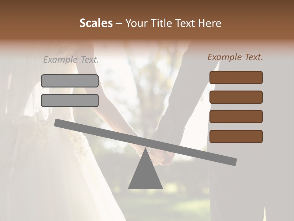 Body Care Short Hair Brown Eyes PowerPoint Template