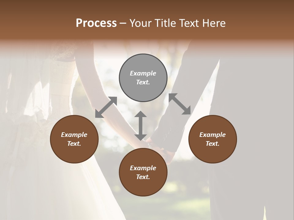 Body Care Short Hair Brown Eyes PowerPoint Template