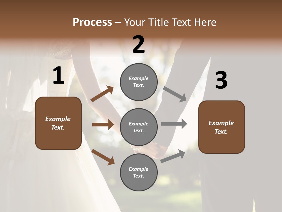 Body Care Short Hair Brown Eyes PowerPoint Template