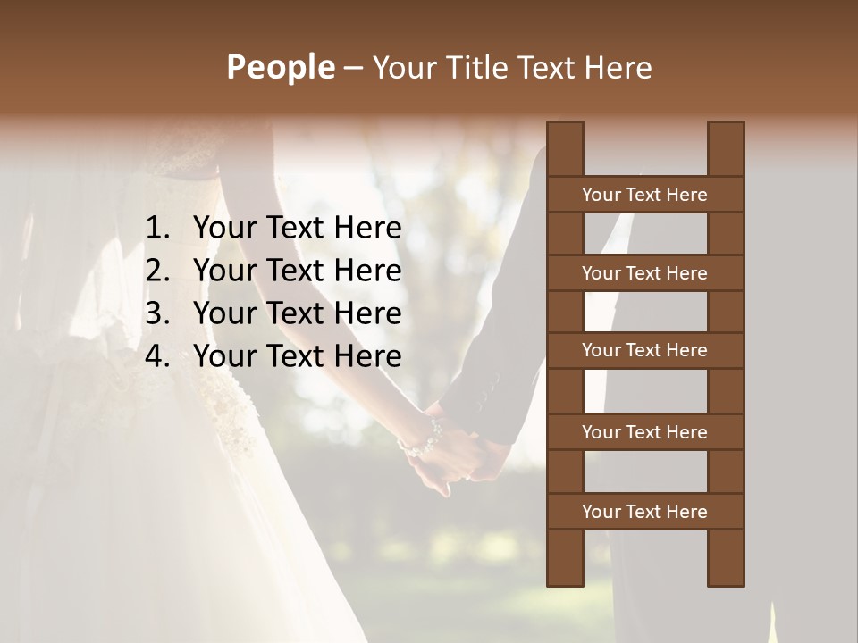 Body Care Short Hair Brown Eyes PowerPoint Template