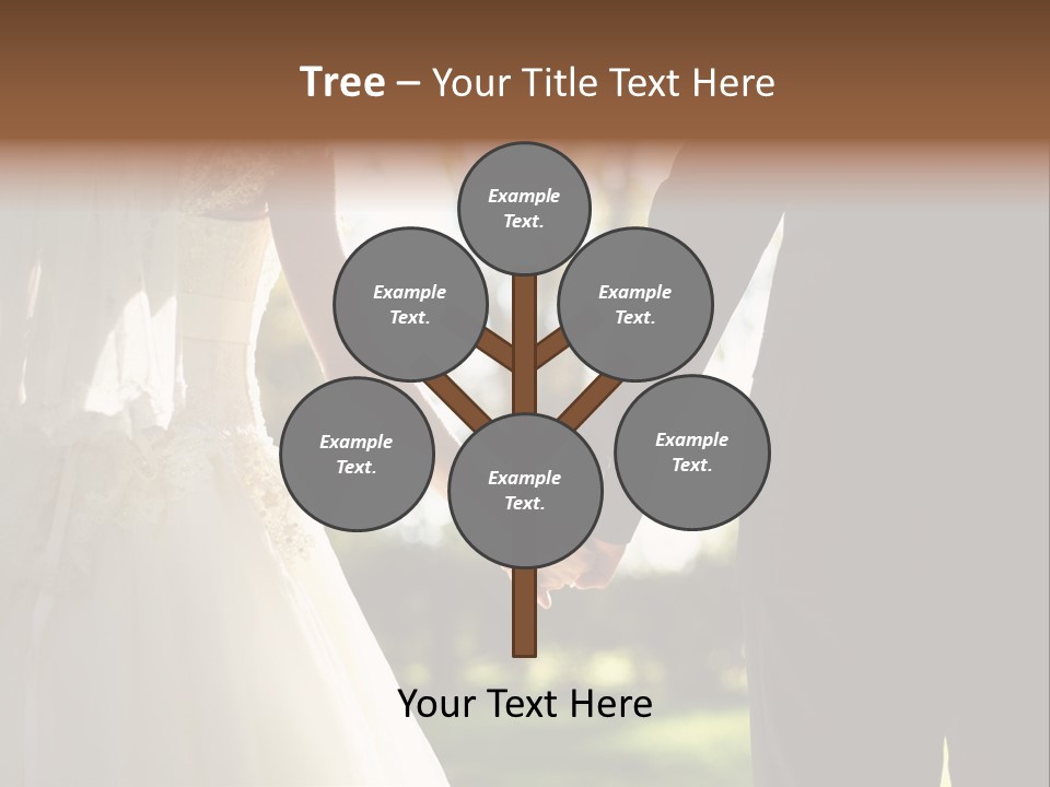 Body Care Short Hair Brown Eyes PowerPoint Template