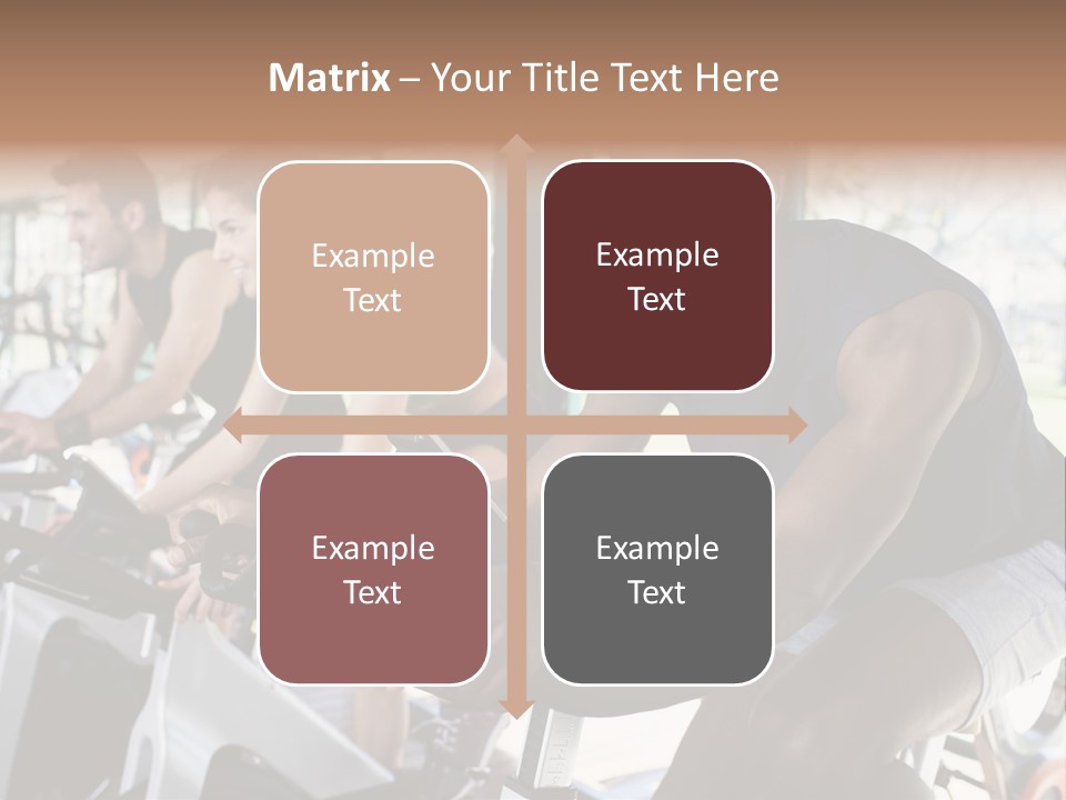 Body Care Short Hair Brown Eyes PowerPoint Template