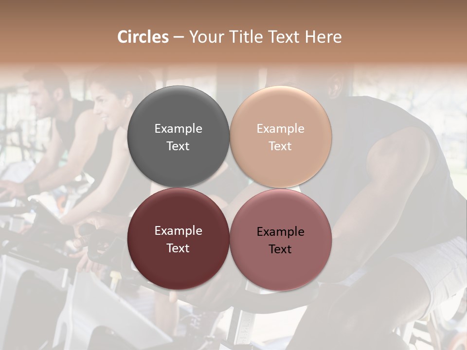 Body Care Short Hair Brown Eyes PowerPoint Template