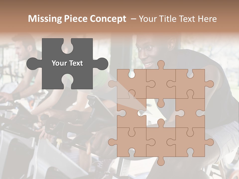 Body Care Short Hair Brown Eyes PowerPoint Template