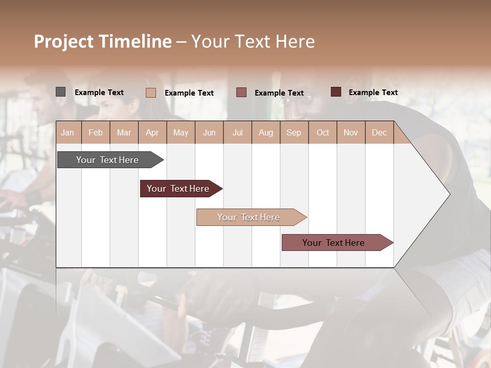 Body Care Short Hair Brown Eyes PowerPoint Template