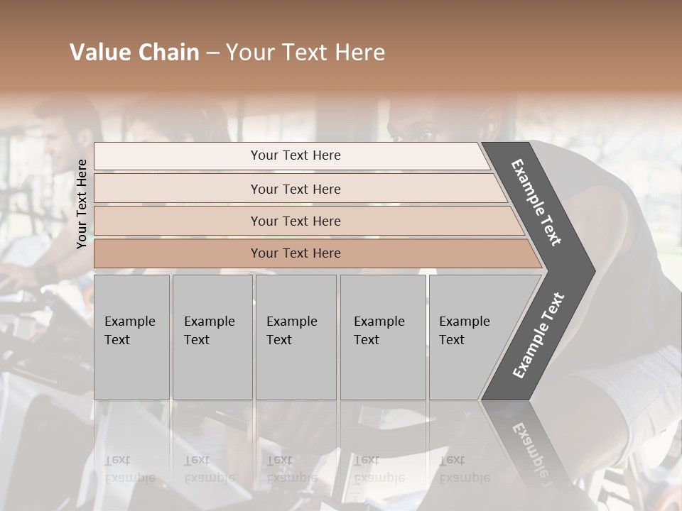 Body Care Short Hair Brown Eyes PowerPoint Template